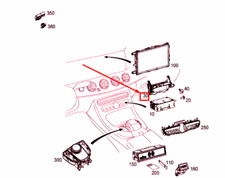 MERCEDES-BENZ E-CLASS W213 Control Unit Support Bracket A2135455900 NEW GENUINE