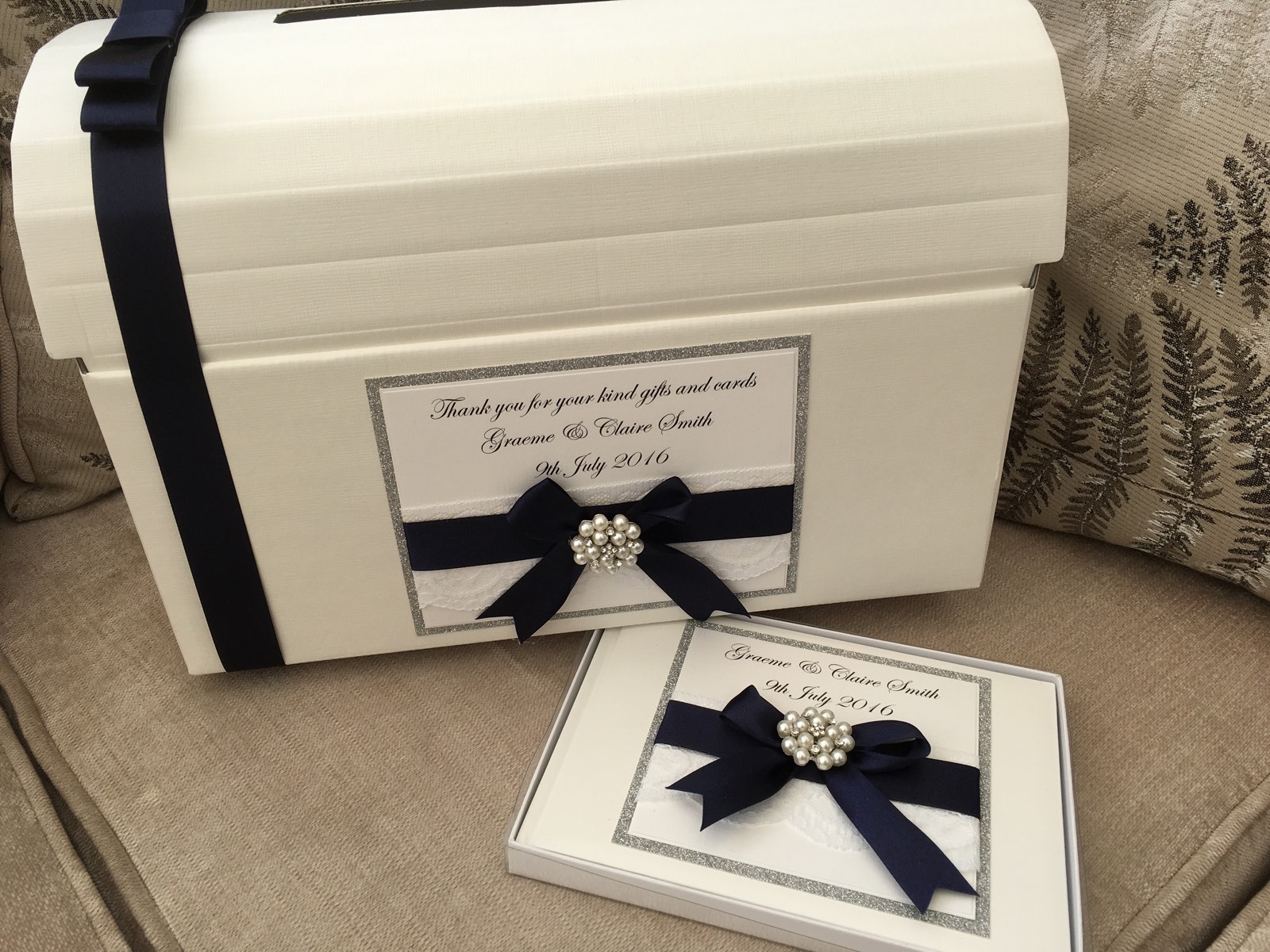 Ivoire/blanc personnalisé vintage wedding post box poitrine et livre d'or ensemble cadeau Ivoire/blanc poitrine personnalisé vintage wedding post box poitrine Ivoire/blanc et livre d'or ensemble cadeau 08a930