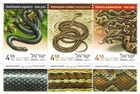 ISRAEL 2017 - Snakes in Israel Tab Strip - Scott# 2168 a-c MNH