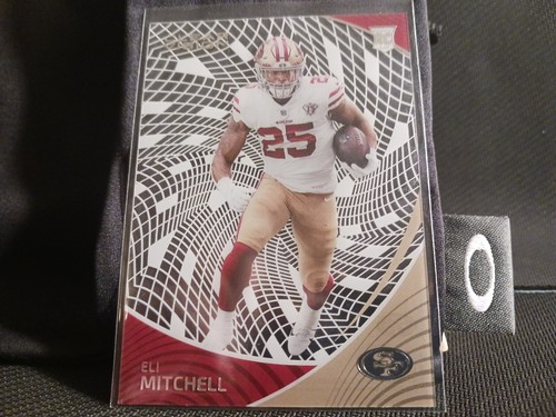 2021 PANINI CHRONICLES CLEAR VISION FOOTBALL ROOKIE CARD #CVR-29 ELI MITCHELL RC - Picture 3 of 6