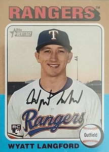 2024 Topps Heritage #581 Wyatt Langford 