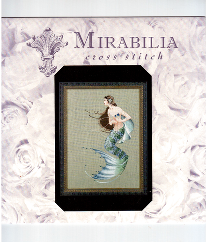 OOP Mirabilia MD35 Waiting for Ships chart with Fabric and beads, Kreiniks