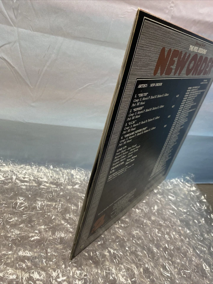 New Order The Peel Sessions 12" Metallic Cover, UK 1987 Truth +2  45 ‘s!! - Image 4 of 4