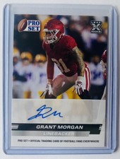 2022 Leaf Pro Set Draft Grant Morgan XRC Rookie Auto #PSA-GM1 - Arkansas