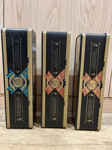 3x Vintage Tin Glenfiddich Scotch Whisky Clans of the Highlands of Scotland - Picture 5 of 9