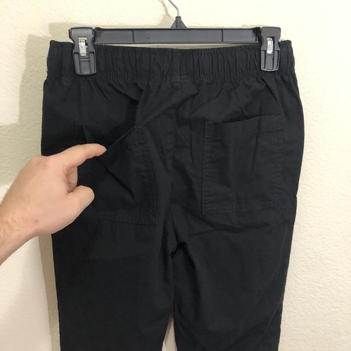 Children's Place Kids Boys Size 14 Black Khaki Joggers Adjustable Waist Pull-On - Picture 10 of 14