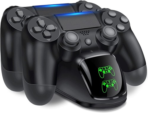 PS4 Controller Ladestation mit LED Anzeige für Playstation 4 Slim/Pro Controller - Bild 2 von 9