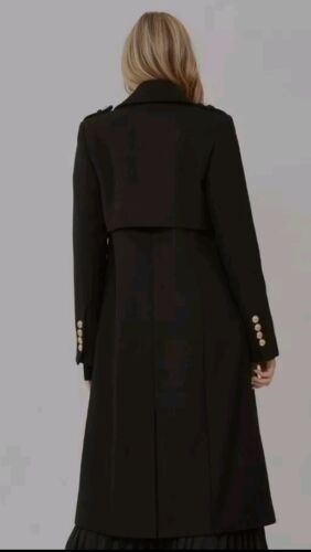 Decjuba Nora Wool Trench Coat Jacket BRAND NEW SIze 14 - Picture 3 of 7