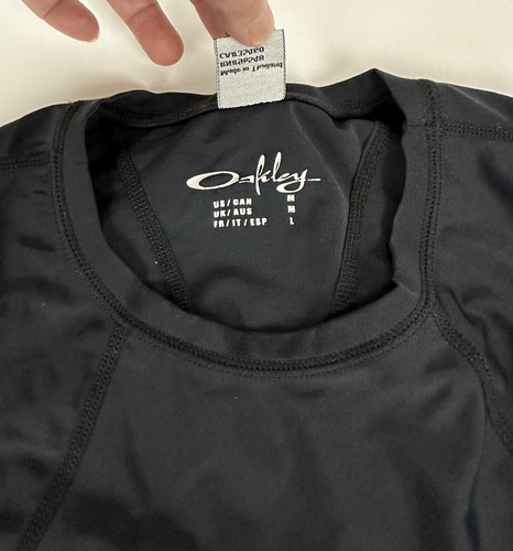 Oakley Tank Top Damen Medium schwarz Kompression Nylon Spandex Base Layer - Bild 3 von 8