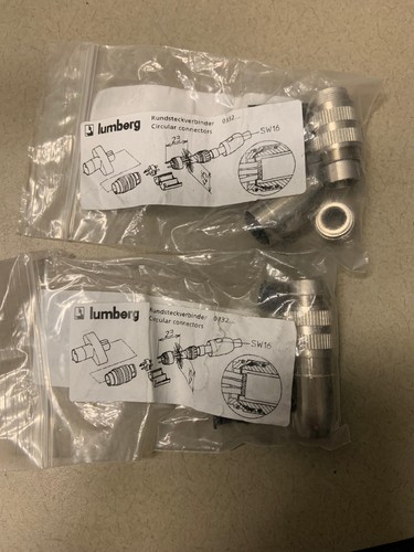 2 LUMBERG 0332 05-1 18914 CIRCULAR 5 Pin CONNECTOR, NIB - Foto 2 di 2