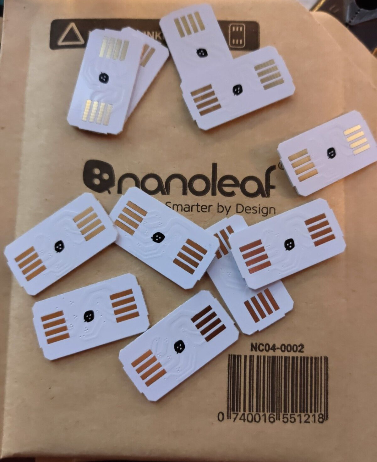 12x Nanoleaf AURORA Light Panels Rigid Linker Link Connector - (NC04-0002)