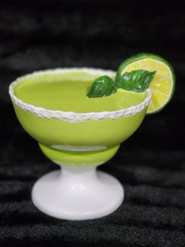 Margarita w Lime TikTok Viral Stool MINI VERSION 6" Food Decor Tabletop Whimsy - Picture 8 of 17
