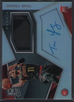 （ねぎ塩）TRAE YOUNG SPECTRA  RC AUTO /299 2018-19 Panini Spectra Trae Young #104 Jersey Auto RC #/299