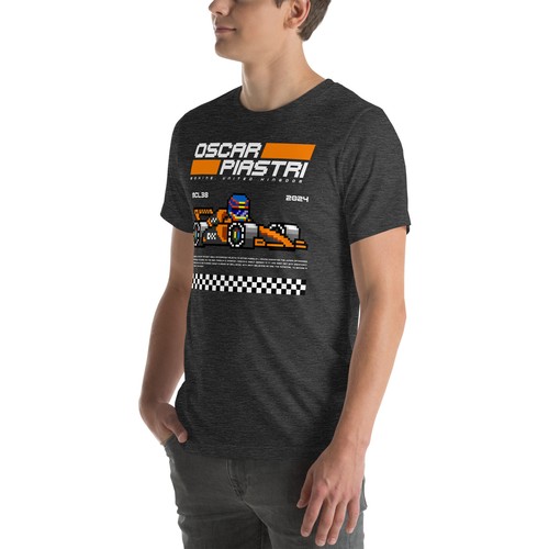 Oscar Piastri 8-bit Team T-shirt - Picture 9 of 10