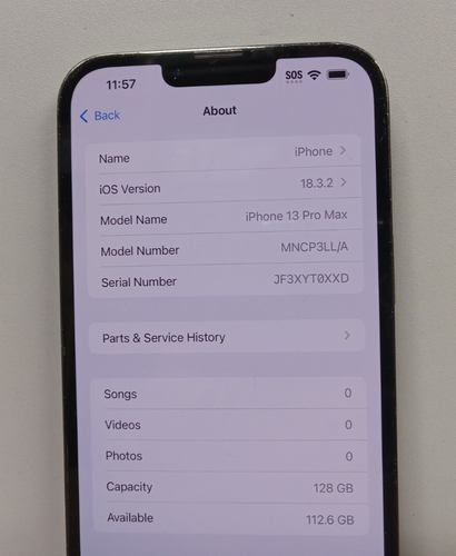 Apple iPhone 13 Pro Max (128 GB, verde alpino, sbloccato) - *CONDO, LEGGI* - FF! - Foto 2 di 17