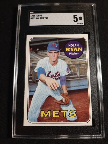 1969 Topps Nolan Ryan #533 SGC EX 5