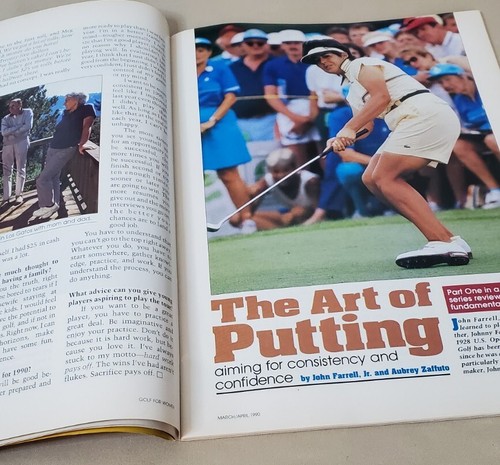 Golf For Women Magazine April 1990 Dinah Shore Newsstand Premiere Issue - Picture 4 of 10