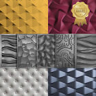 Molds For 3D Gypsum Panels Mold Plaster Wall Stone Art Decor Abs Plastic Form