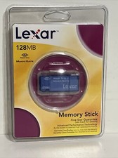 Lexar Media 128MB Memory Stick MS128-431 New, Magic Gate