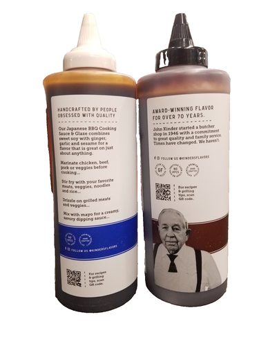 Kinder's Hickory Brown Sugar + Japanese BBQ Cooking Glaze Barbecue Sauce 27 oz - Picture 3 of 5