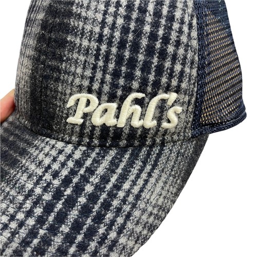 Legacy Hats Pahl's Baseball Hat Plaid Flannel Blue New Mesh Cap Snap Back - Picture 8 of 12