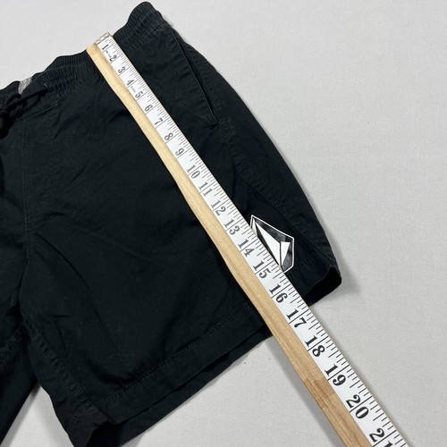 Volcom Black Bermuda Casual Cotton Stretch Walk Shorts Mens Medium M W32" - Picture 9 of 11