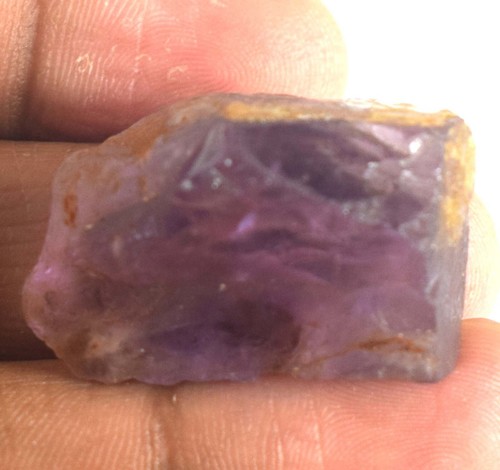 Natural 48.50 Ct Bolivian Bi Color Ametrine Healing Gemstone Rough Specimen - Picture 2 of 5