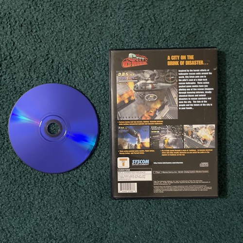 City Crisis (Sony PlayStation 2, 2001) PS2 w Case & no Manual  - Picture 2 of 5