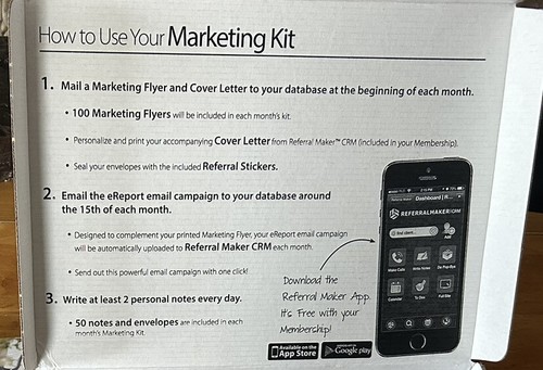 Z Brian Buffini's Referral Maker Marketing Kit New Sealed 113 - Picture 2 of 3