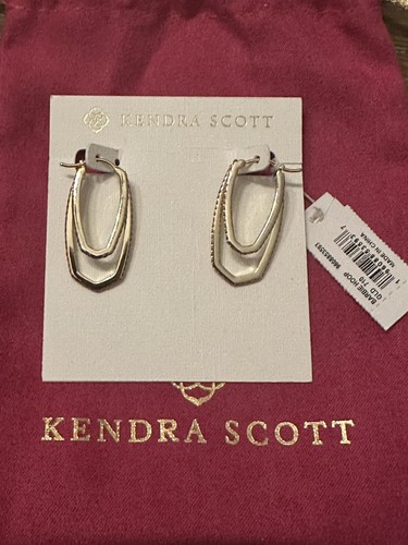 Barbie™ Kendra Scott Gold Creolen in Pink Crystal Neu mit Etikett SOLD OUT Limited Ed - Bild 1 von 6