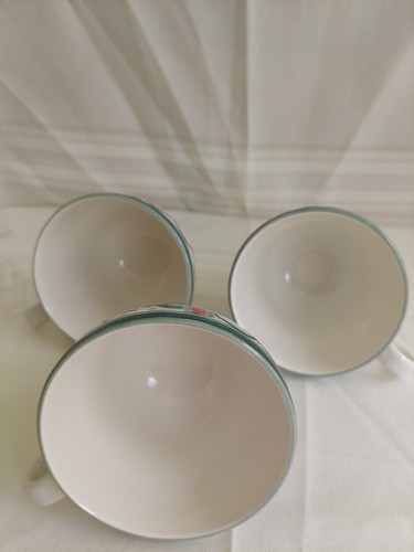 MIKASA COUNTRY CLASSICS DD007 COUNTRY SCENE 3 FOOTED CUPS MADE IN MALAYSIA-E. - Picture 6 of 7