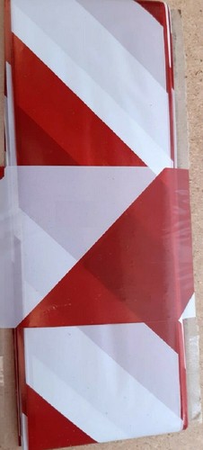 Hazard Warning Professional Barrier Tape Non Adhesive RedWhite YellowBlack 70mm - Picture 13 of 20