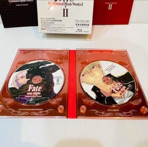 V Good Fate/Stay Night Unlimited Blade funktioniert Blu-ray Disc Box I und II Set Japan - Bild 10 von 11