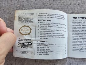 8 Eyes ~ Nintendo NES Instruction Booklet Manual Book ONLY (NO Video Game)