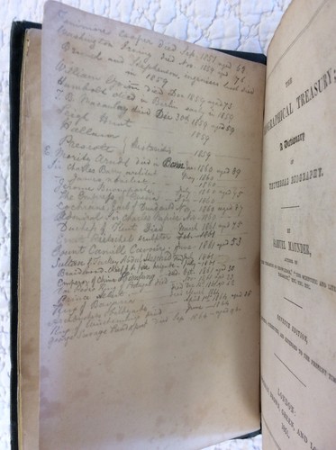 THE BIOGRAPHICAL TREASURY By Samuel Maunder - 1851 - 7th ed - History - Picture 3 of 4