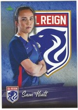 SAM HIATT 2021 Parkside NWSL #25 OL REIGN Rookie RC Stanford