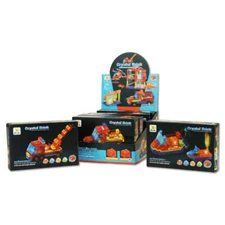 20191 - CRYSTAL BRICK LED BUILDING BLOCK SET OF 6