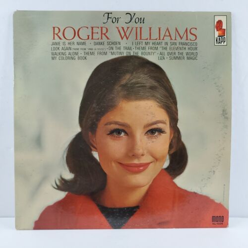 Roger Williams For You Kapp Records Album Vintage Record LP - Picture 3 of 6