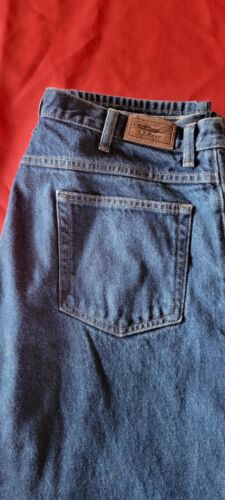 New w/o Tags LL Bean Blue Jeans Mens 36X32 Relaxed Fit Denim 100% Cotton Unworn - Picture 13 of 13
