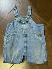 Liberty Bib Overalls Mens 42x29 Blue Jean Denim Workwear Farm Carpenter READ DES