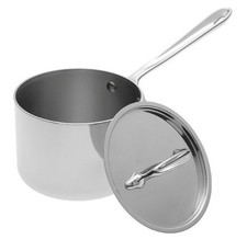 All Clad 2 Qt. Stainless Steel Quart Sauce Pan With Lid---USA Made Quality!