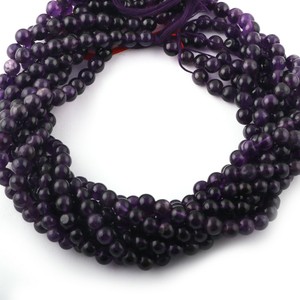 AAA Quality Natural Smoky Gemstone Quartz Round Smooth 8-9mm Beads Strand 13/"