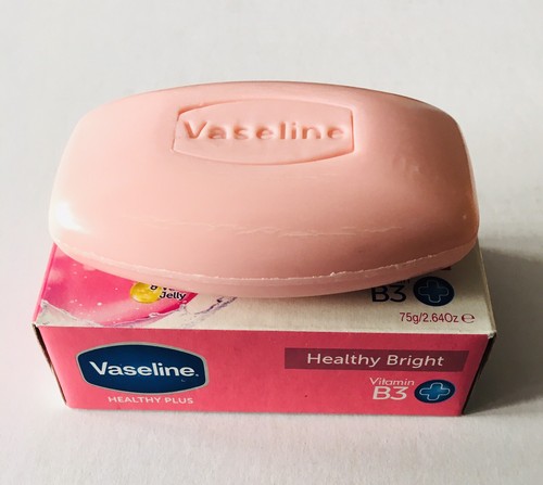 6 Vaseline Jelly Healthy Bright Skin Soap Vitamin B3 Niacinamide Face Body Wash - Picture 2 of 6