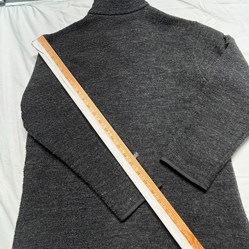 Chaqueta de lana Woolrich vintage años 70 para mujer pequeña gris cremallera completa tweed bolsillos con cremallera - Imagen 8 de 10