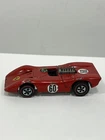1969 Hot Wheels Redline Car FERRARI 312P Red #60 Hong Kong Broken Windshield