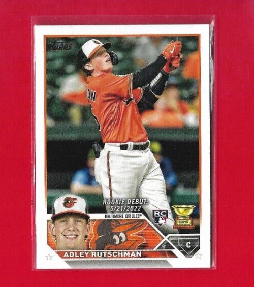 2023 Topps Update Series ADLEY RUTSCHMAN Gold Cup Rookie Debut RC Card #US180