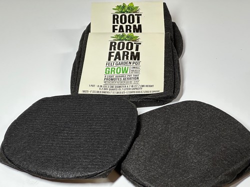 4 Root Farm Felt Garden Pot-Grow Bag Promotes Aeration Fruits & Vegetables Lot 4 - Picture 2 of 7