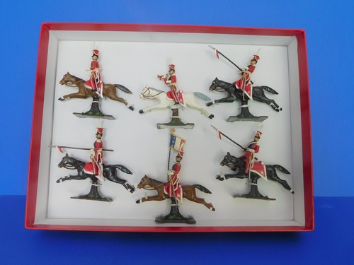 CBG MIGNOT ANCIENS : 1ER EMPIRE BELLE BOITE DE 6 LANCIERS POLONAIS A CHEVAL - Imagen 9 de 15