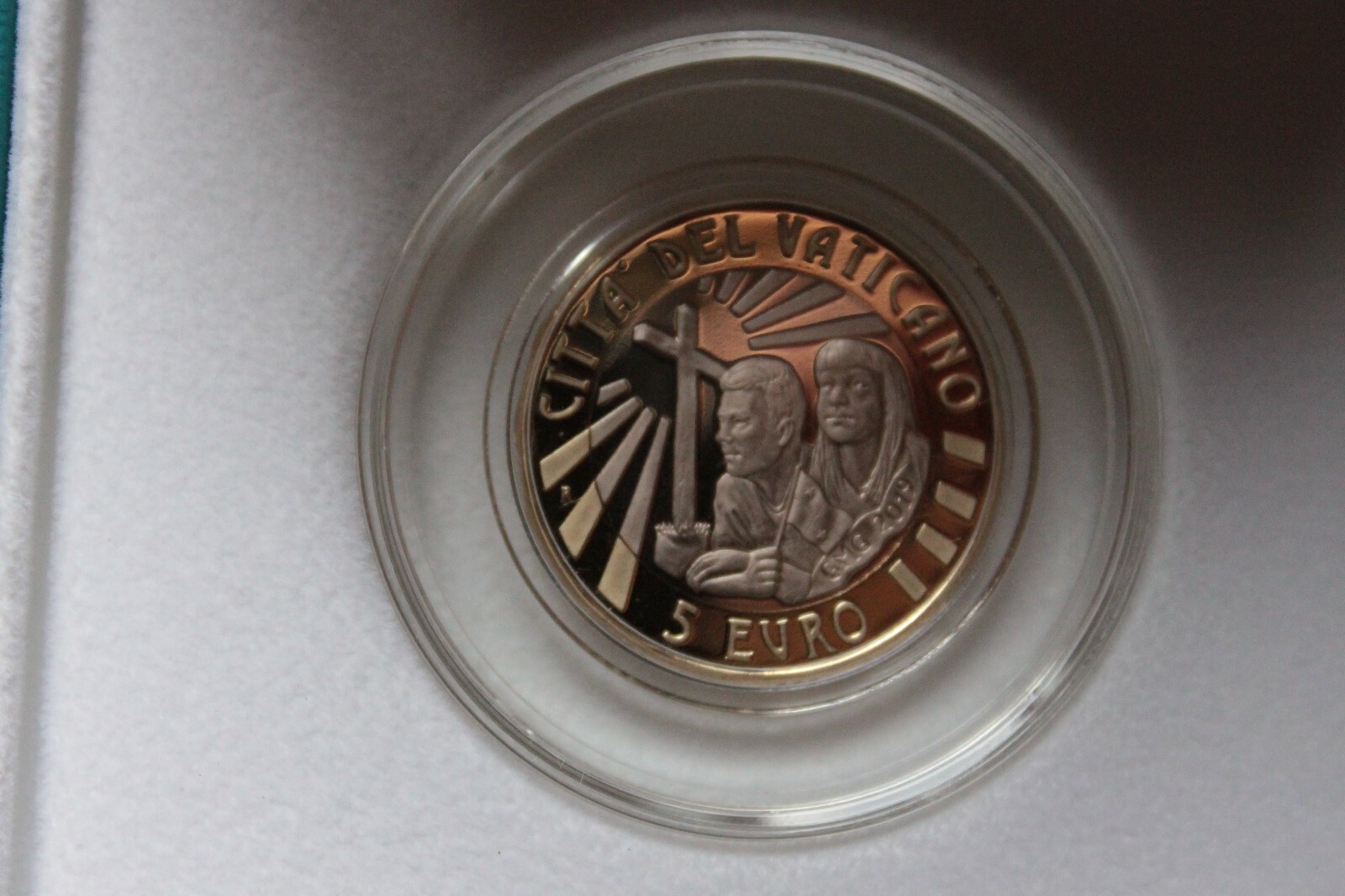 5 euro 2019 PROOF VATICANO Emissione Speciale Giornata Gioventù Panama Tekort, super speciale prijs, klassieke populariteit