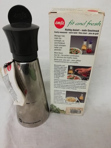 EMSA Fit Fresh Aluminium Oil Sprayer/Diffuser/Misting with Manual Pump Mechanism - Picture 7 of 11